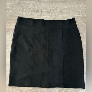 Charcoal pencil skirt